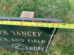 Yankee stadium original groundbreaking Joeseph Yancey Track and Field sign