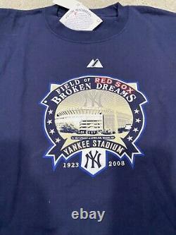 Yankees 2008 Yankee Stadium Farewll Exclusive Broken Red Sox Dreams T-Shirt RARE