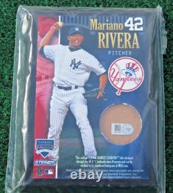Yankees CORE FOUR 7X5 PLAQUES JETER, RIVERA, with Yankees Stadium dirt