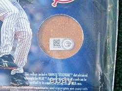 Yankees CORE FOUR 7X5 PLAQUES JETER, RIVERA, with Yankees Stadium dirt