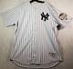Yankees Jersey Men Size 52 Baseball Majestic Stripe Jeter Rare Old Stadium Patch