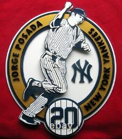 Yankees Jorge Posada 3D sign art Jersey NY New York Baseball Judge stadium