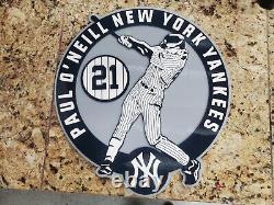 Yankees Jorge Posada 3D sign art Jersey NY New York Baseball Judge stadium