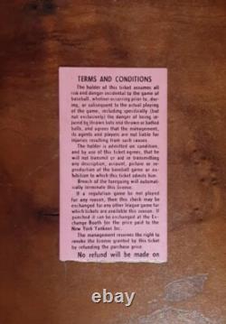 Yankees Red Sox Play 40 Innings in 24 Hrs Longest Gm Stadium History 1967 Ticket