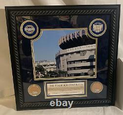 Yankees Stadium Authentic New & Old Dirt Stadium Close Picture Collage withCOA