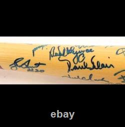 Yankees Stadium Baseball Bat Signed By (40) With Yogi Berra, Jackson, Ford, Etc