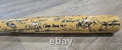 Yankees Stadium Baseball Bat Signed By (40) With Yogi Berra, Jackson, Ford, Etc