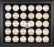 Yankees Stadium Logo Black Framed 30-ball Display Case