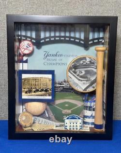 Yankees Stadium Shadow Box New York Baseball Team Stadium Memorabilia Shrine