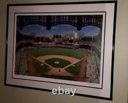 Yankees World Series Art Original Stadium Whitey Ford Ten/Four/Sixty-One Litho