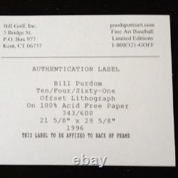 Yankees World Series Art Original Stadium Whitey Ford Ten/Four/Sixty-One Litho