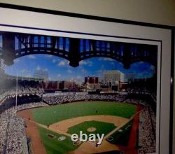Yankees World Series Art Original Stadium Whitey Ford Ten/Four/Sixty-One Litho