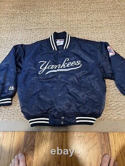 Yankees mlb majestic youth stadium jacket size medium
