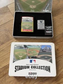 Zippo Stadium Collection MLB New York Yankees Yankee Stadium Lighter Tin Set